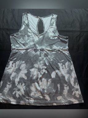 #C13 RBX Women’s Black Floral Polka Dot Tank Top